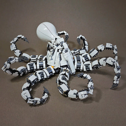 Mecha Octopus MOC Building Kit | 2158 PCS Sci-Fi Ocean Mecha Model - 3