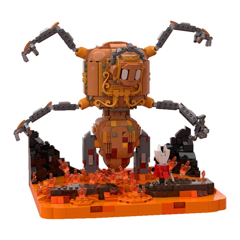 Mechanical Boss vs Masked Insect Knight MOC Building Kit - 1
