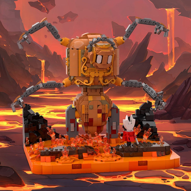 Mechanical Boss vs Masked Insect Knight MOC Building Kit - 3