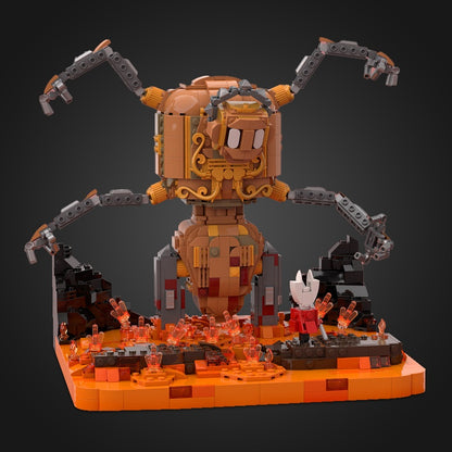 Mechanical Boss vs Masked Insect Knight MOC Building Kit - 4