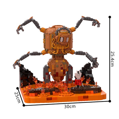 Mechanical Boss vs Masked Insect Knight MOC Building Kit - 5