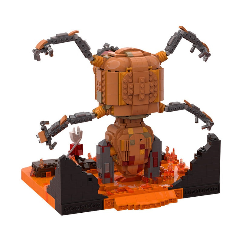 Mechanical Boss vs Masked Insect Knight MOC Building Kit - 6