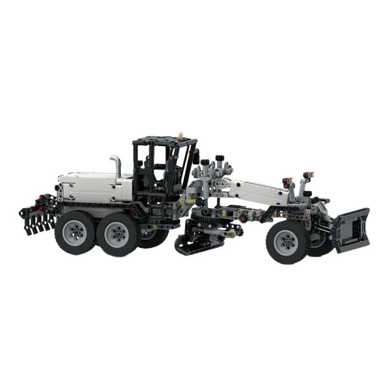 Mechanical Grader MOC Building Kit | Construction Vehicle Model - 1