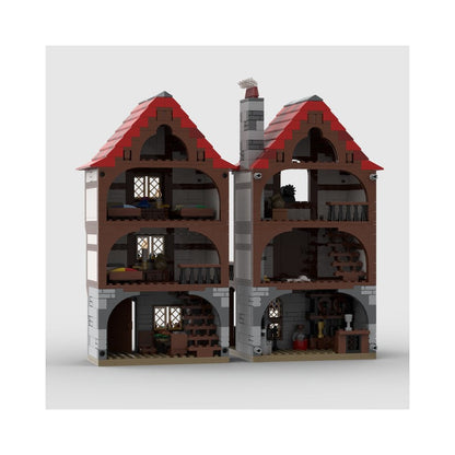 Medieval Alley's Inn Building Kit | LEGO-Compatible MOC - 3