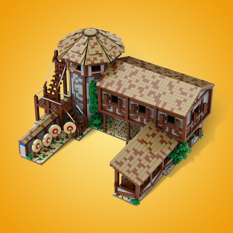 Medieval Archery Range Building Kit | LEGO-Compatible MOC - 1