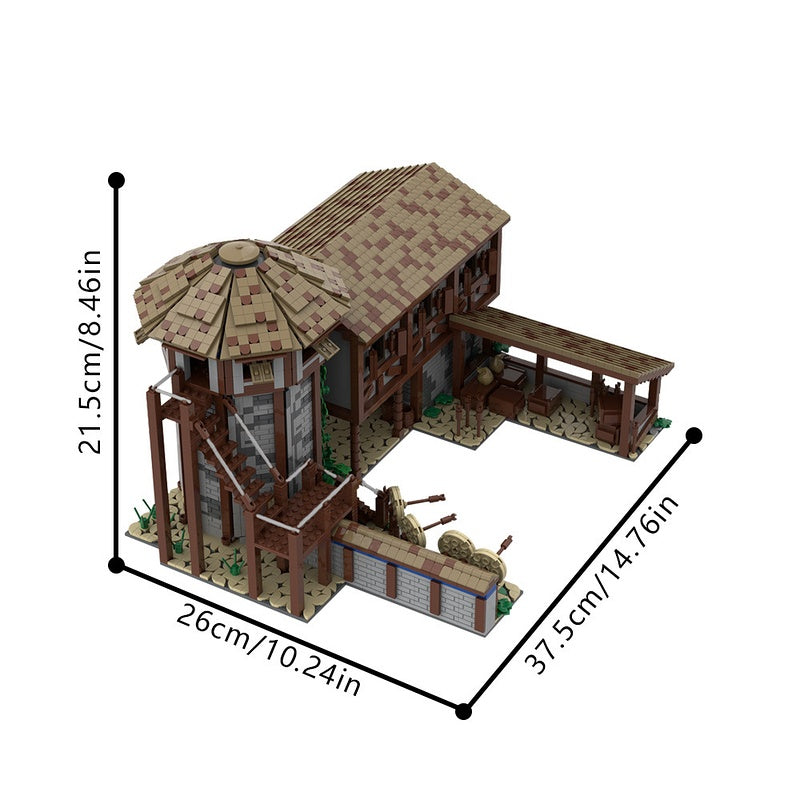 Medieval Archery Range Building Kit | LEGO-Compatible MOC - 4