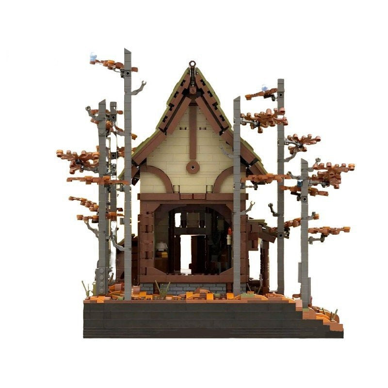 Medieval Autumn House MOC Building Kit | Rustic Village Architecture - 3