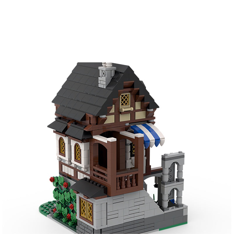 Medieval Bakery Shop MOC Modular Architecture Building Kit - 2