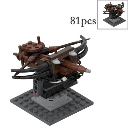 Medieval Ballista MOC Building Kit | Historic Siege Weapon Model - 6