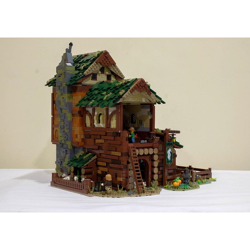 Medieval Barn MOC Village Architecture Building Kit - 4