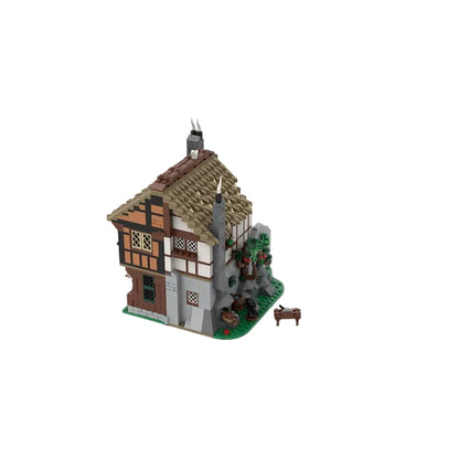 Medieval Blacksmith & Merchant Workshop MOC Building Kit - 3