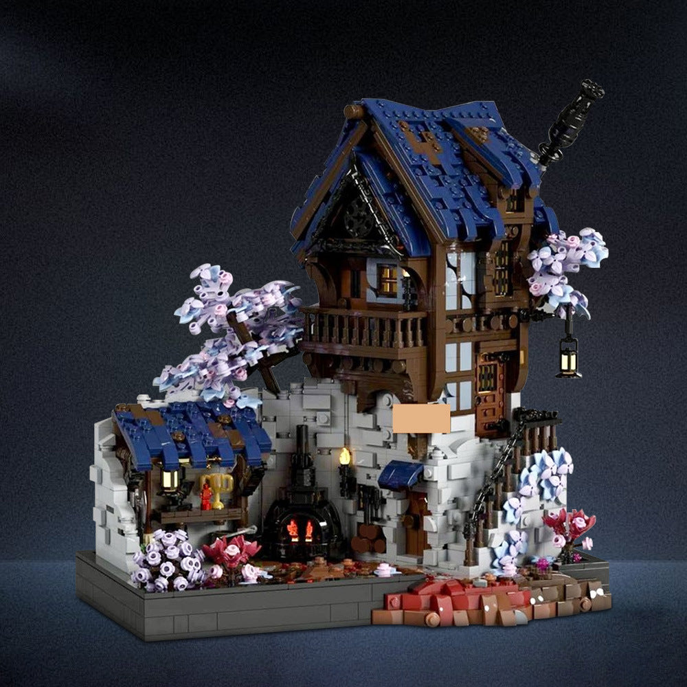 Medieval Blacksmith and Forge Building Kit | LEGO-Compatible MOC - 2