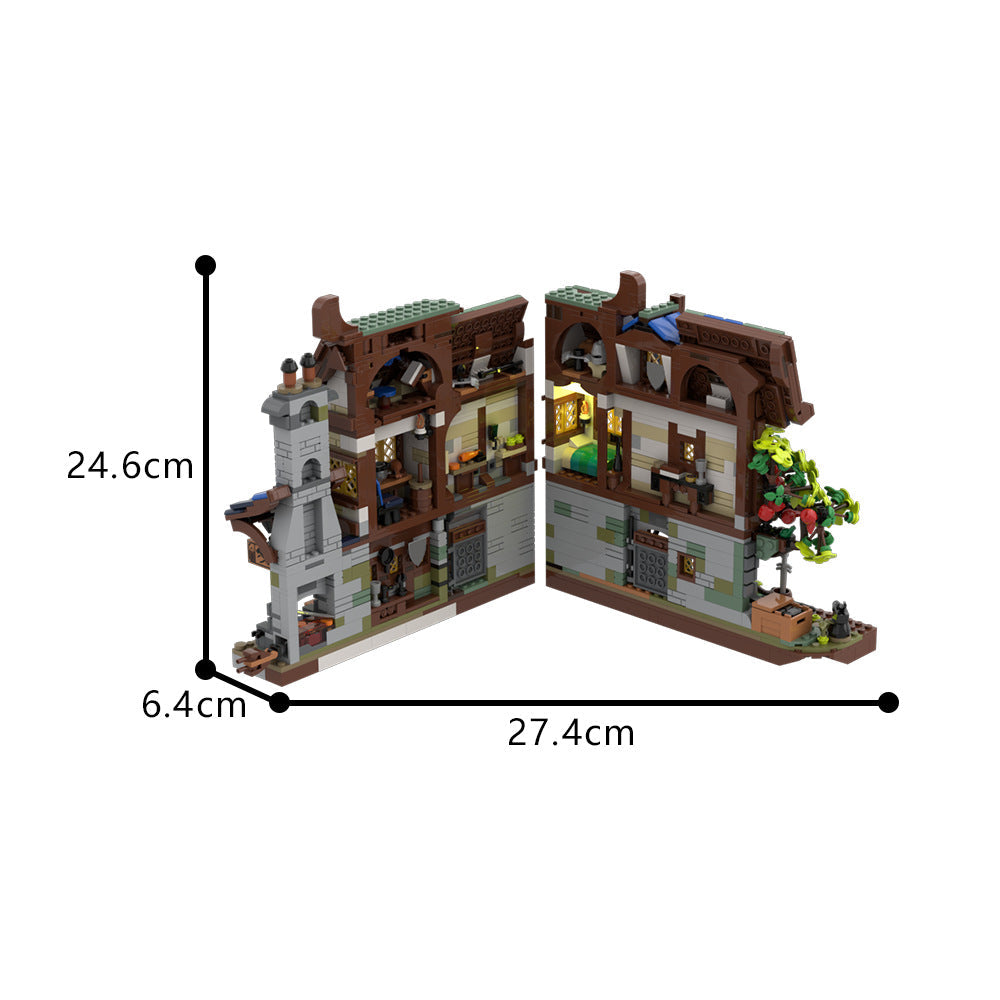 Medieval Blacksmith Nook Building Kit | LEGO-Compatible MOC - 4