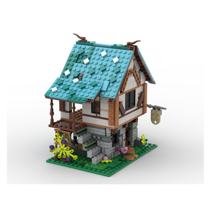 Medieval Blacksmith Workshop MOC Building Kit - 1