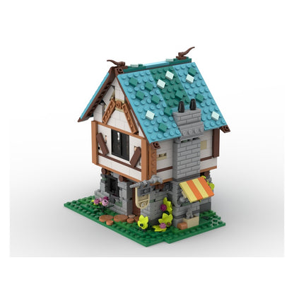 Medieval Blacksmith Workshop MOC Building Kit - 2