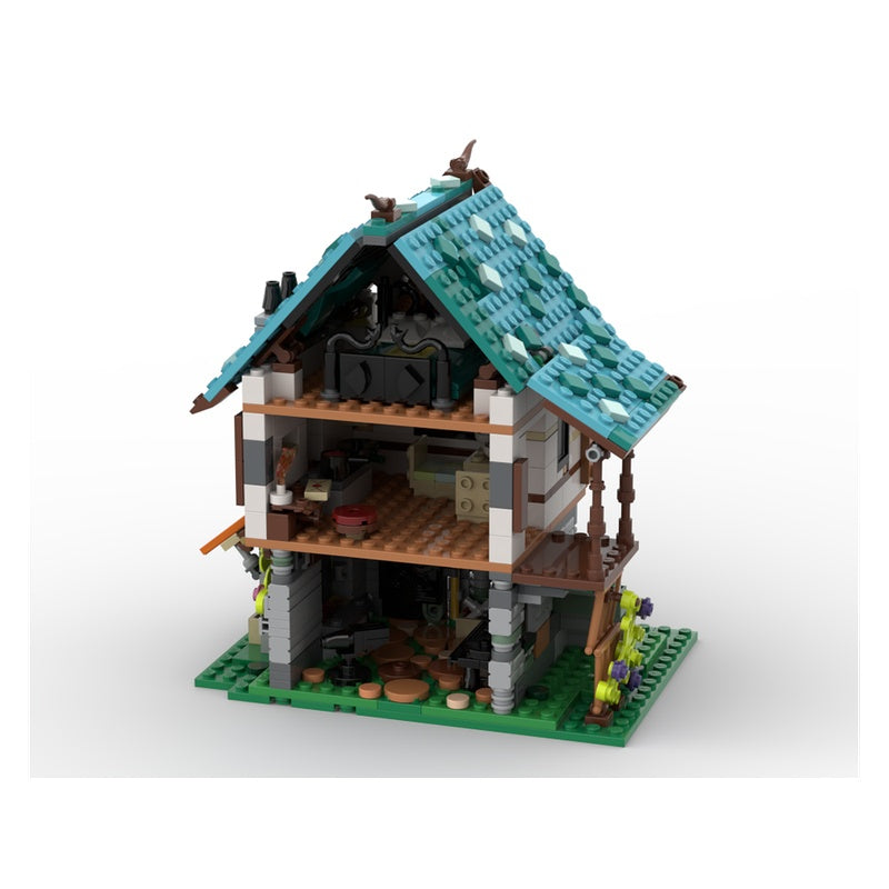 Medieval Blacksmith Workshop MOC Building Kit - 3