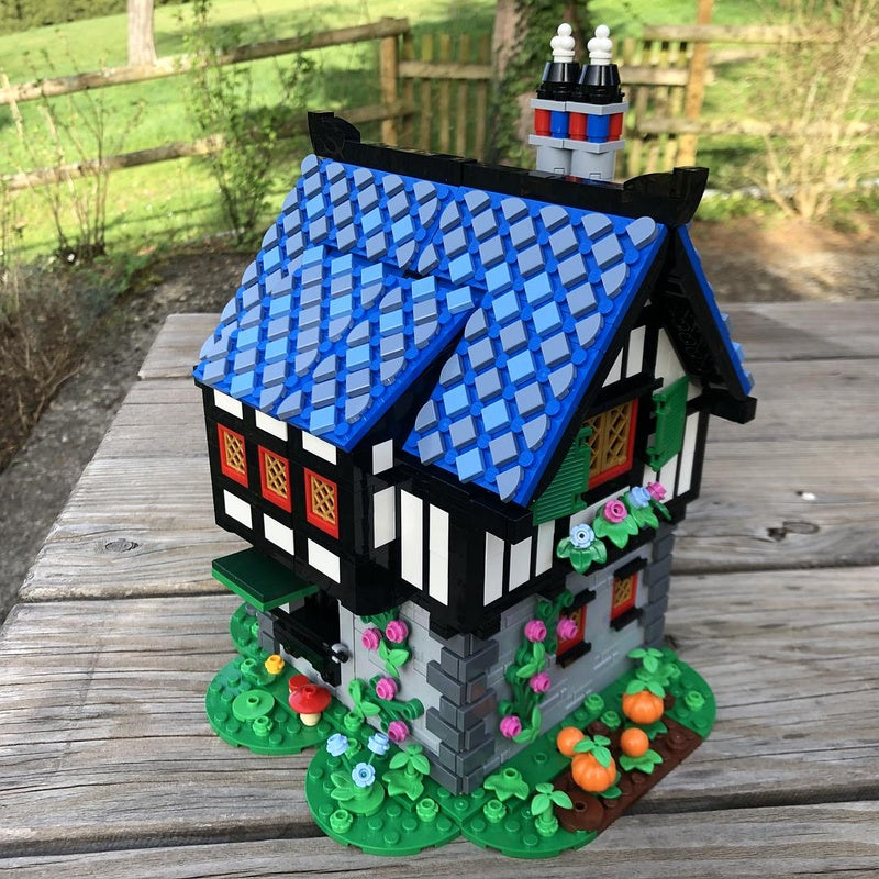 Medieval Blacksmith Workshop MOC Village Architecture Building Kit - 5