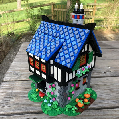 Medieval Blacksmith Workshop MOC Village Architecture Building Kit - 5