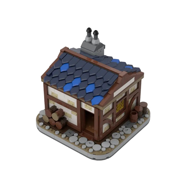 Medieval Castle Brewery MOC Full Interior Building Kit - 1
