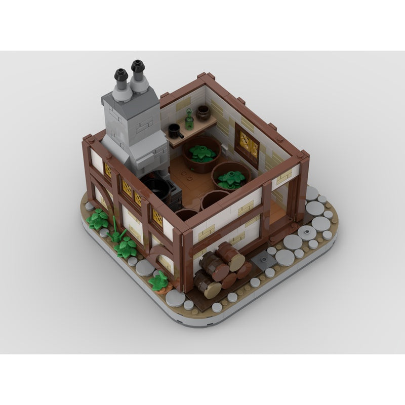 Medieval Castle Brewery MOC Full Interior Building Kit - 6