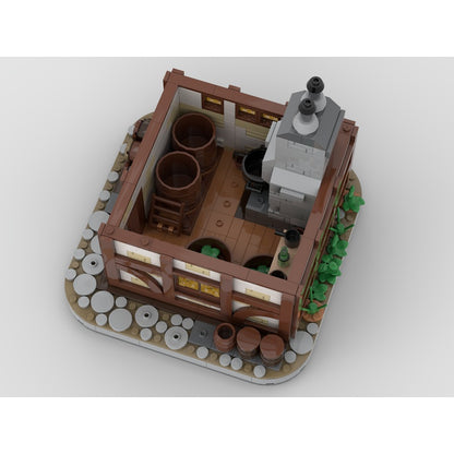 Medieval Castle Brewery MOC Full Interior Building Kit - 7