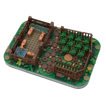 Medieval Castle Garden MOC Orchard & Farm Building Kit - 3