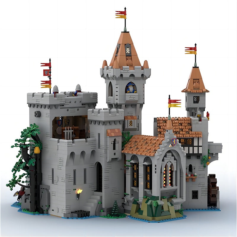 Medieval Castle Tower Expansion MOC Architecture Building Kit - 2