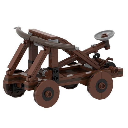 Medieval Catapult MOC Building Kit | Historic Siege Engineering Model - 1