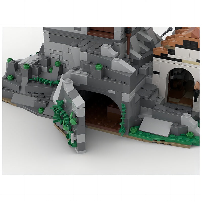 Medieval Chain Towers MOC River Fortress Architecture Building Kit - 4