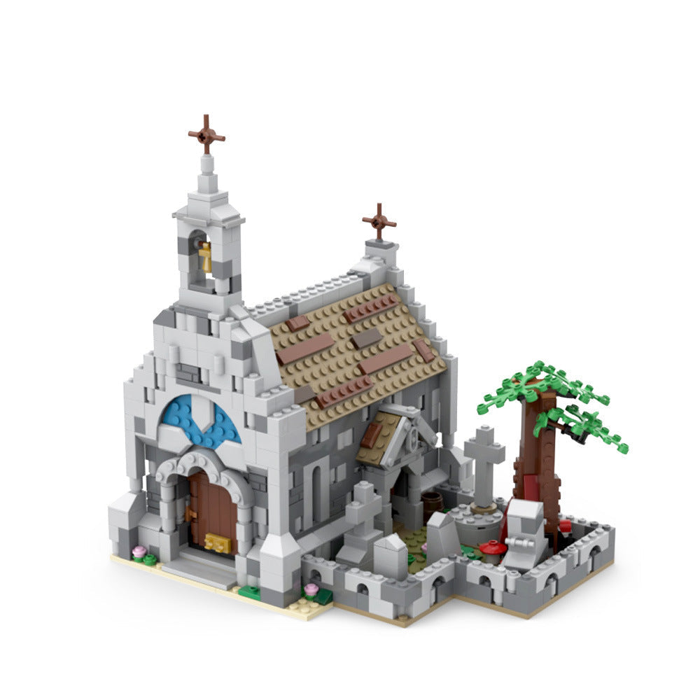 Medieval Chapel Building Kit | Compatible MOC - 1