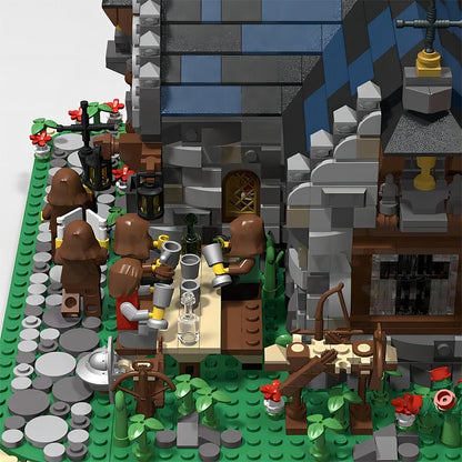 Medieval Chapel MOC Gothic Village Church Architecture Building Kit - 3
