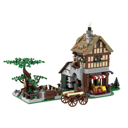 Medieval Cheesemaker’s Shop MOC Building Kit - 1