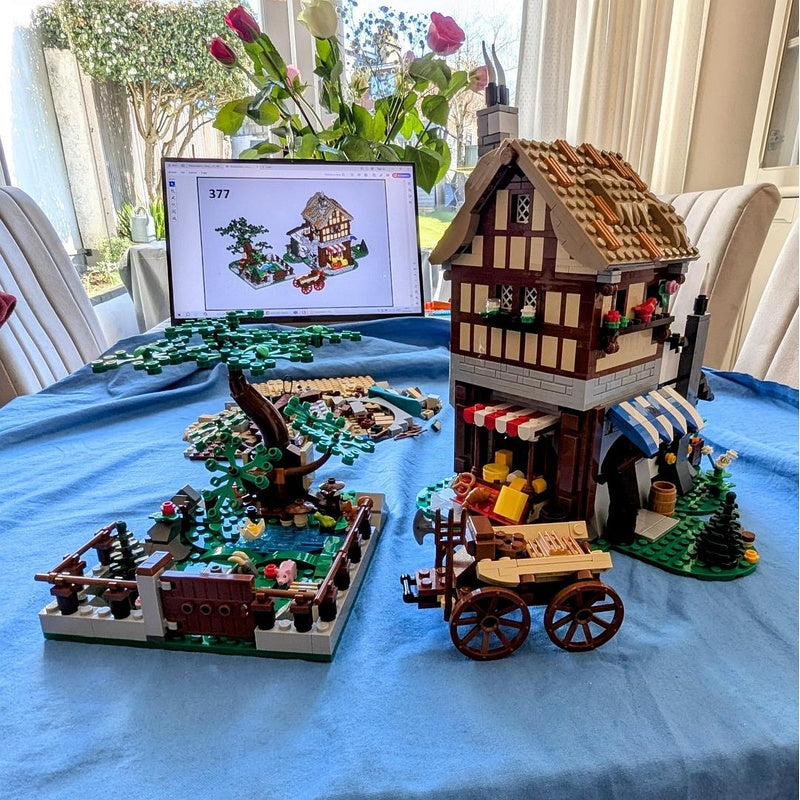 Medieval Cheesemaker’s Shop MOC Building Kit - 5