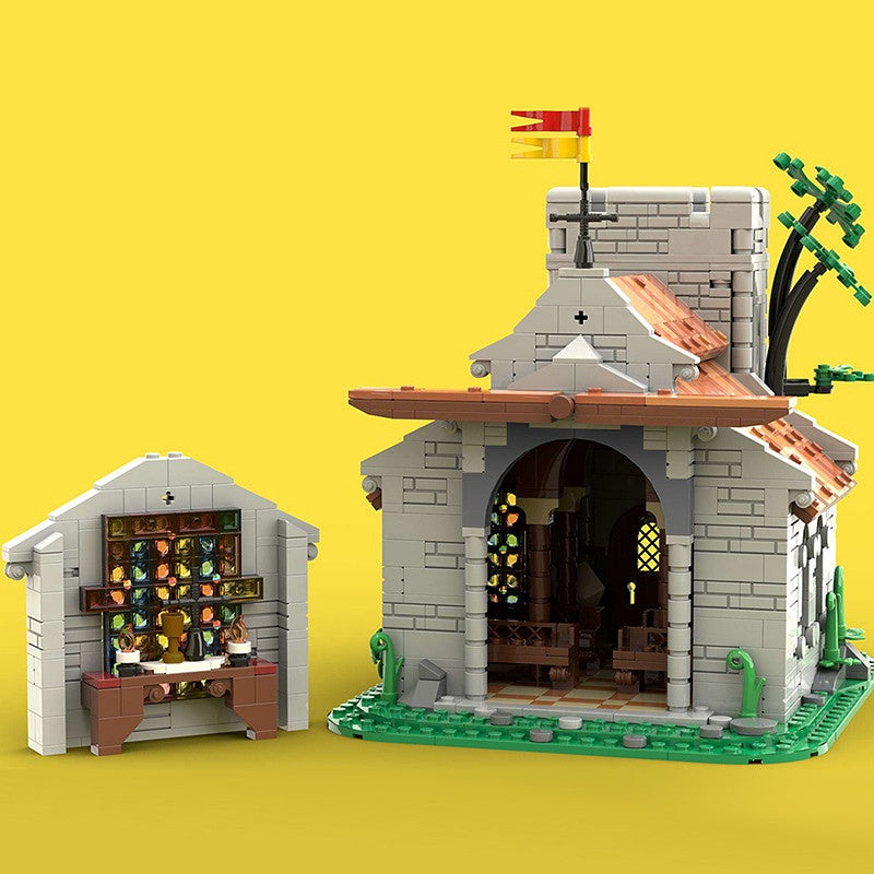Medieval Church for Castle Village MOC Building Kit - 5