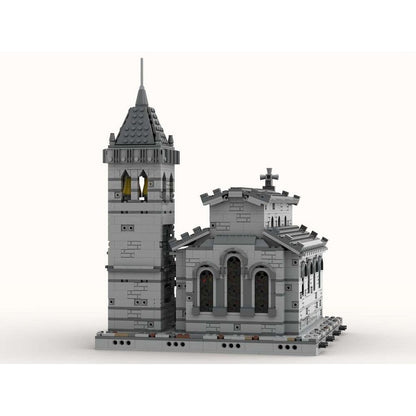 Medieval Church MOC Building Kit | Historic Cathedral Architecture Model - 2