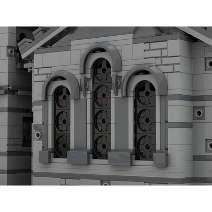 Medieval Church MOC Building Kit | Historic Cathedral Architecture Model - 6