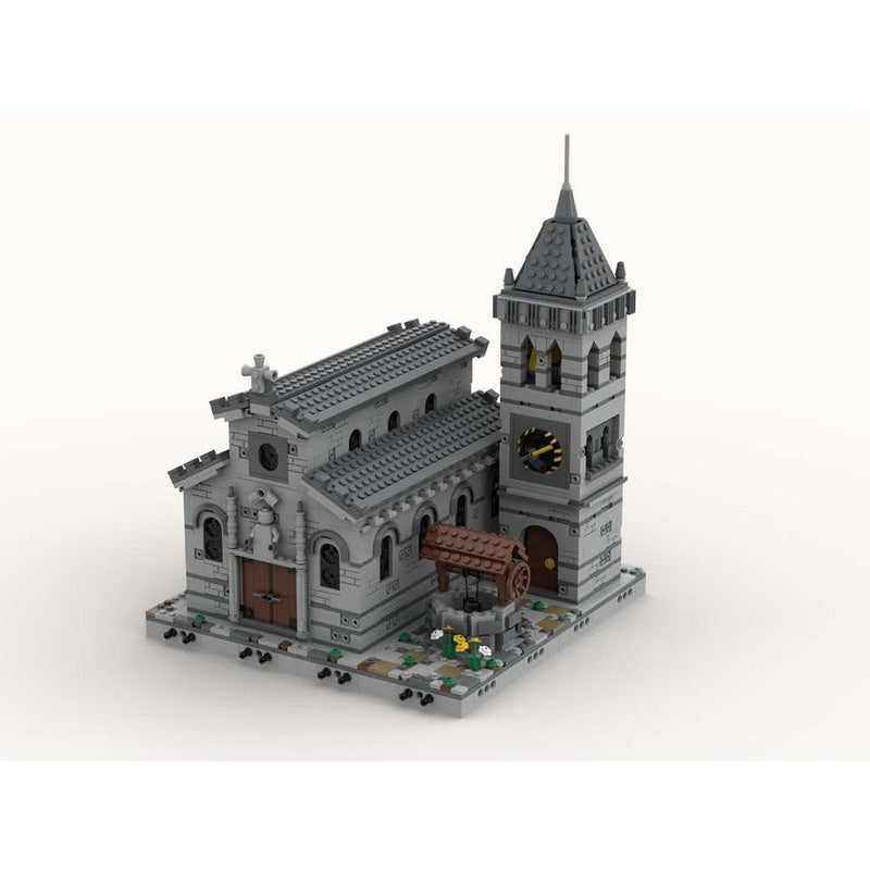 Medieval Church MOC Building Kit | Historic Cathedral Architecture Model - 7