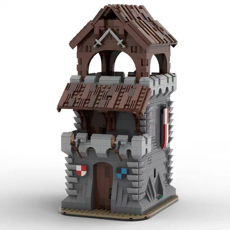Medieval City Guard Tower Modular MOC Building Kit - 1