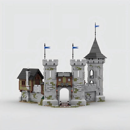 Medieval Dark Eagle Knight Castle Building Kit | LEGO-Compatible MOC - 5