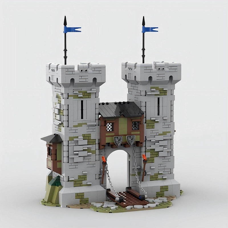 Medieval Dark Eagle Knight Castle MOC Building Kit - 2