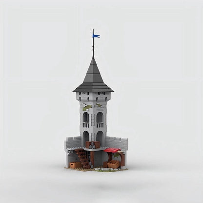Medieval Dark Eagle Knight Castle MOC Building Kit - 3