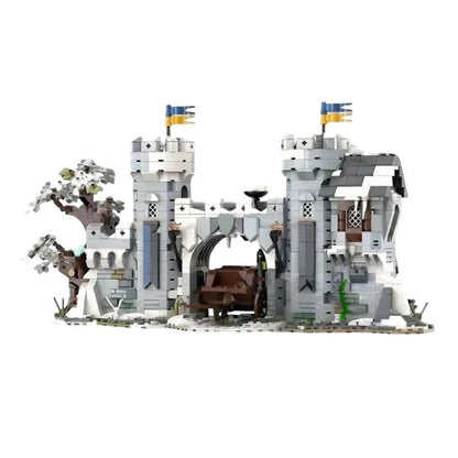 Medieval Falcon Fortress Gate Building Kit | Compatible MOC - 2