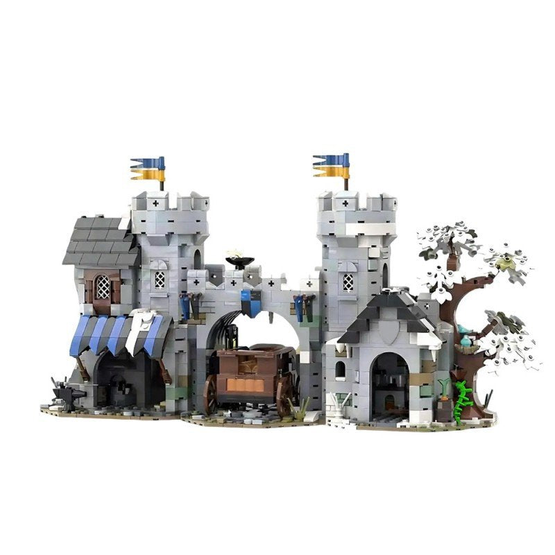 Medieval Falcon Fortress Gate Building Kit | Compatible MOC - 3