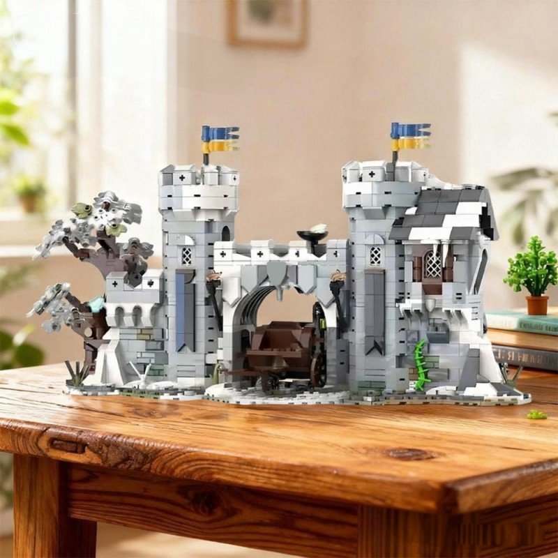 Medieval Falcon Fortress Gate Building Kit | Compatible MOC - 6