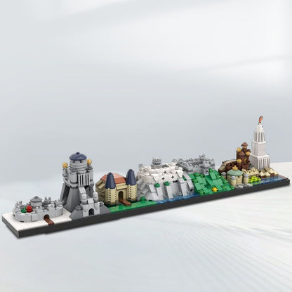 Medieval Fantasy Kingdoms Skyline Building Kit | LEGO-Compatible MOC - 1