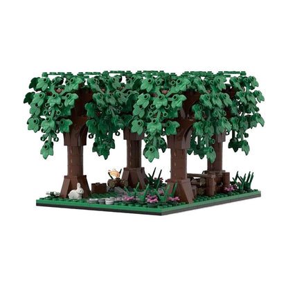 Medieval Forest MOC Building Kit | Fantasy Woodland Diorama - 4