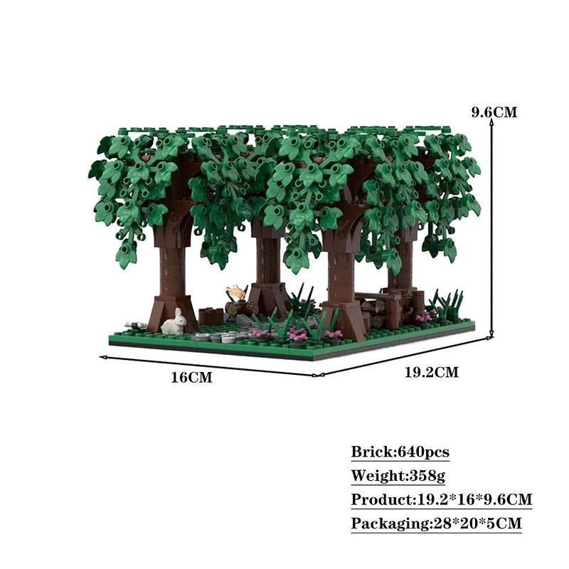 Medieval Forest MOC Building Kit | Fantasy Woodland Diorama - 5