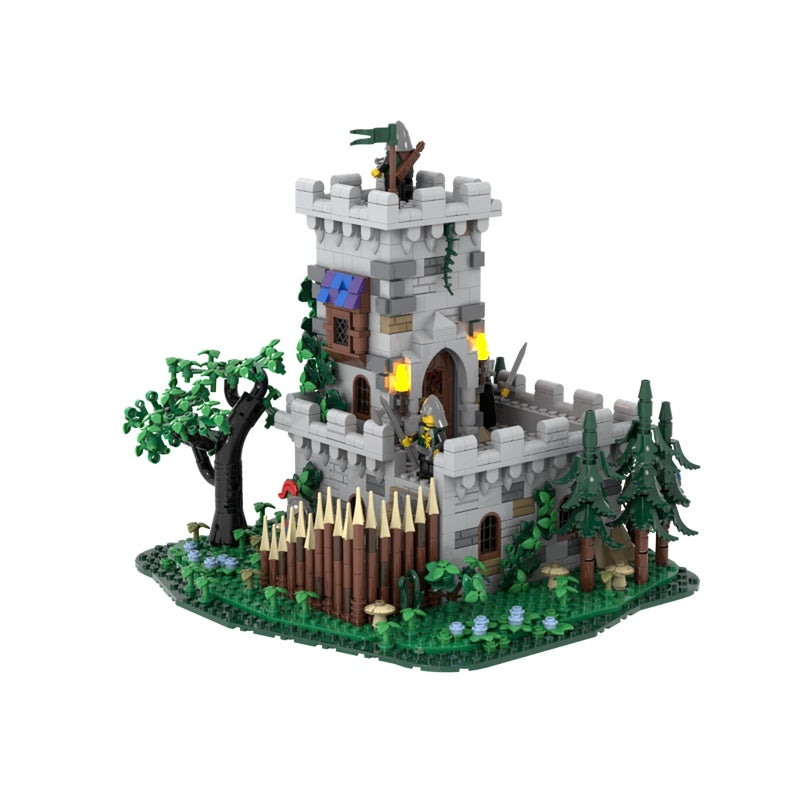 Medieval Forest Watchtower MOC Building Kit - 2