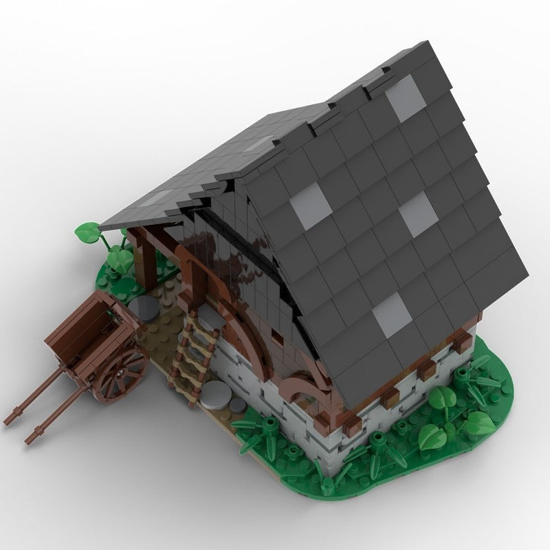 Medieval Granary MOC Building Kit | Historic Village Architecture Model - 2