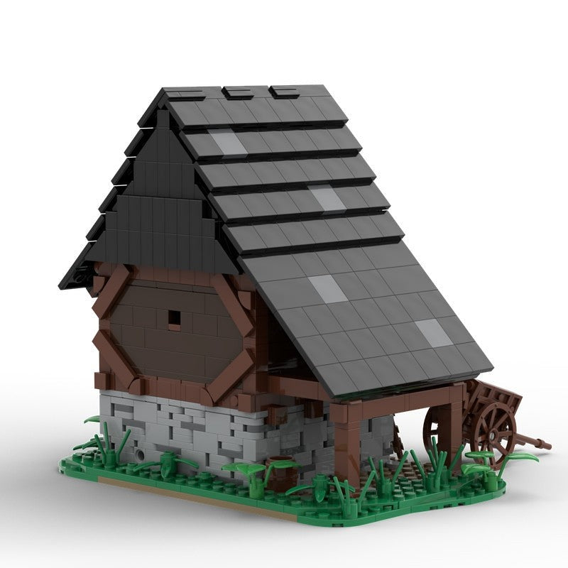 Medieval Granary MOC Building Kit | Historic Village Architecture Model - 3